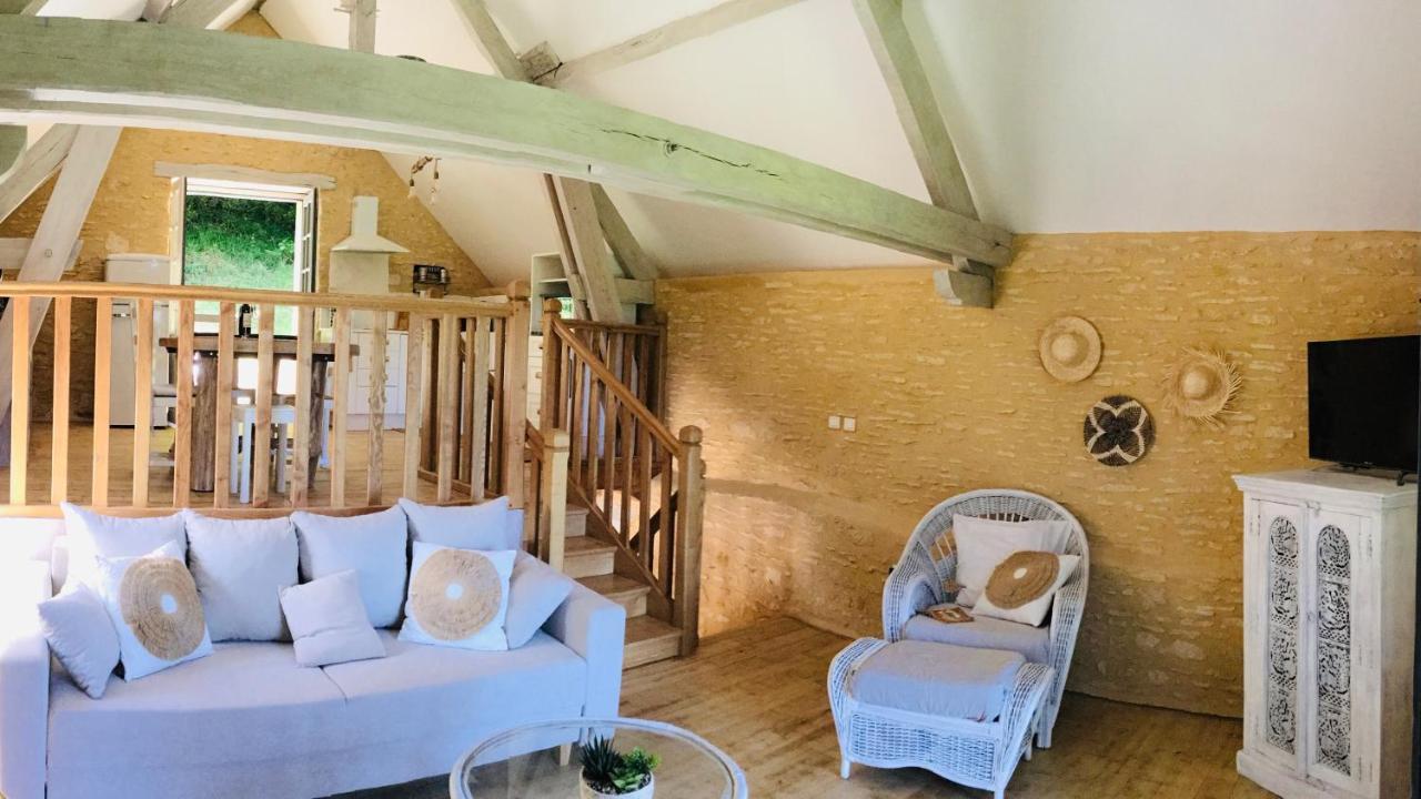 Logis Des 4 Fees Et Son Bain Nordique Sainte-Nathalène Exterior foto